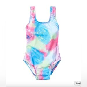 Little Bipsy Pastel Tie-Dye Kids Swim One Piece